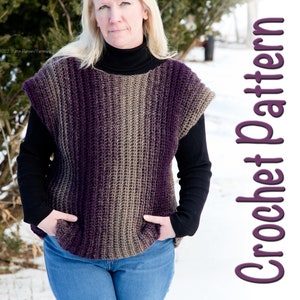 Simple Ribbed Vest Beginner Friendly Crochet Pattern image 1