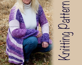 Lightweight Mandala Cardi Knitting Pattern