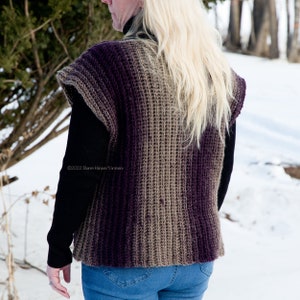 Simple Ribbed Vest Beginner Friendly Crochet Pattern image 4