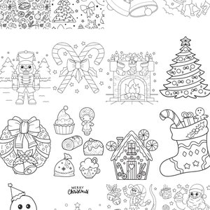 Libro de actividades navideñas para niños, Dibujos para colorear navideños, Actividades para niños, Libro de Navidad, Actividades navideñas para niños, Carta a Papá Noel