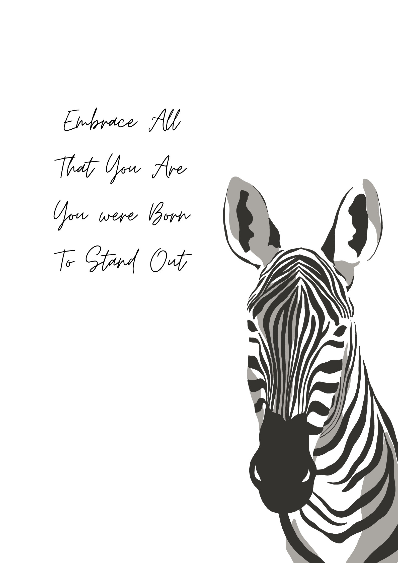 Inspiring Kids Quotes, Animal Wall Prints, Nursery Wall Art Print