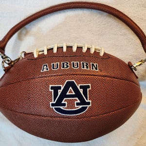 Auburn Tigers Embroidered Football Purse