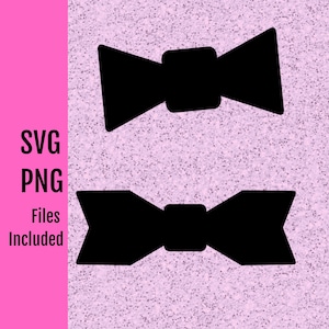 Bow Tie e Bow SVG Digital Download - Uso con Cricut o dispositivo simile