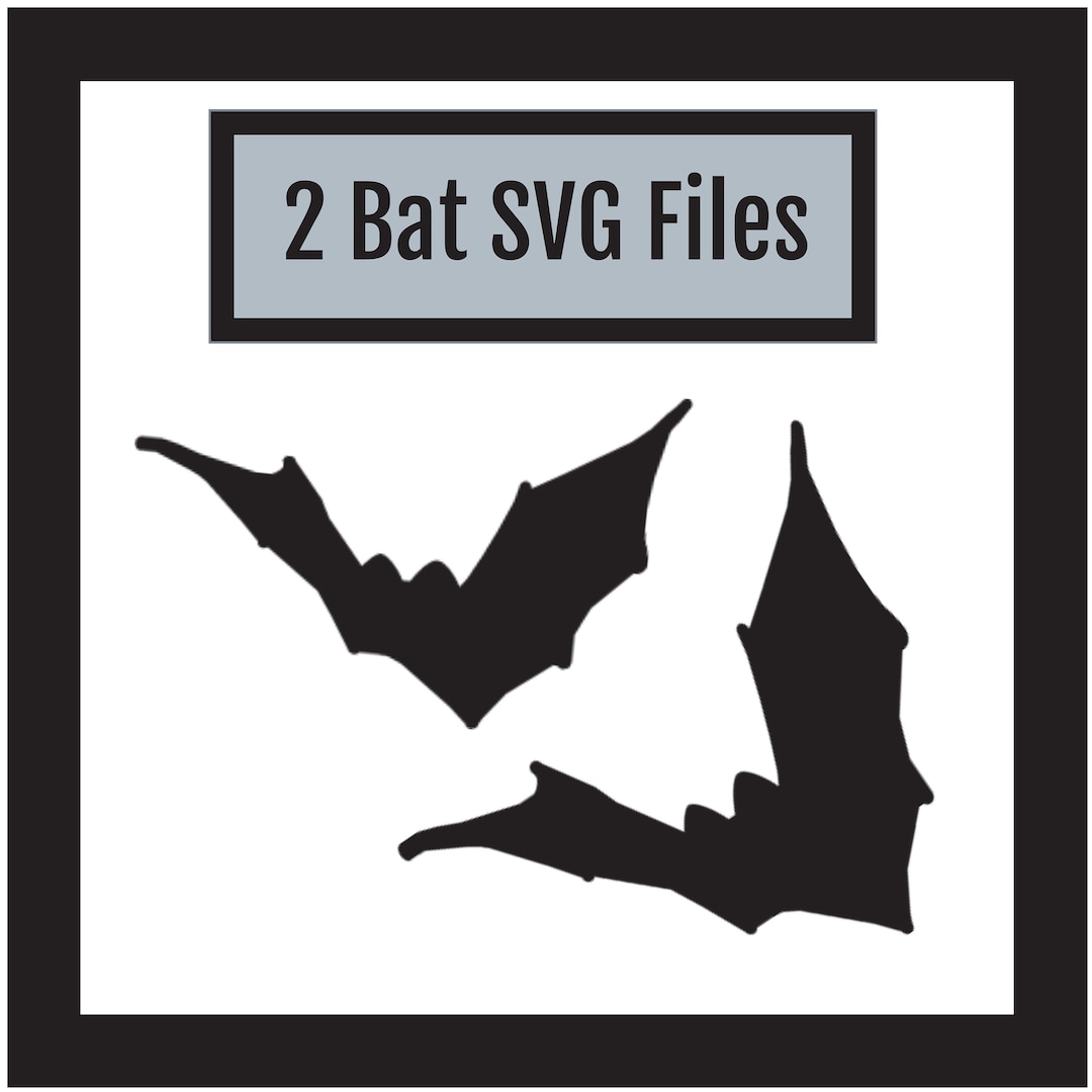 Bat SVG Files – Halloween Cricut Designs (digital Download) - Etsy