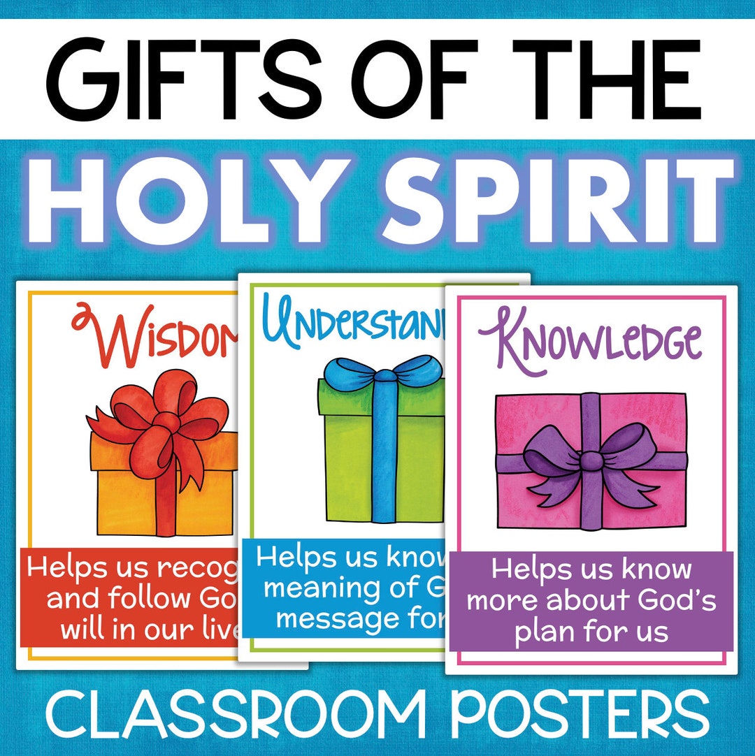 Gifts of the Holy Spirit Printable Posters for Kids INSTANT DOWNLOAD ...