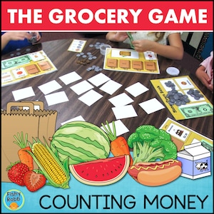 Zählen Geld Einkaufen Spiel Klassenzimmer oder Homeschool Math & Life Fähigkeiten Druckbare Aktivität