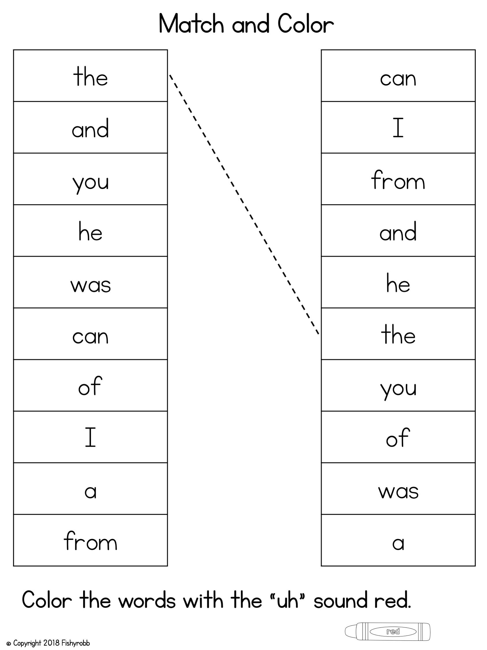 kindergarten sight word list dolch and fry