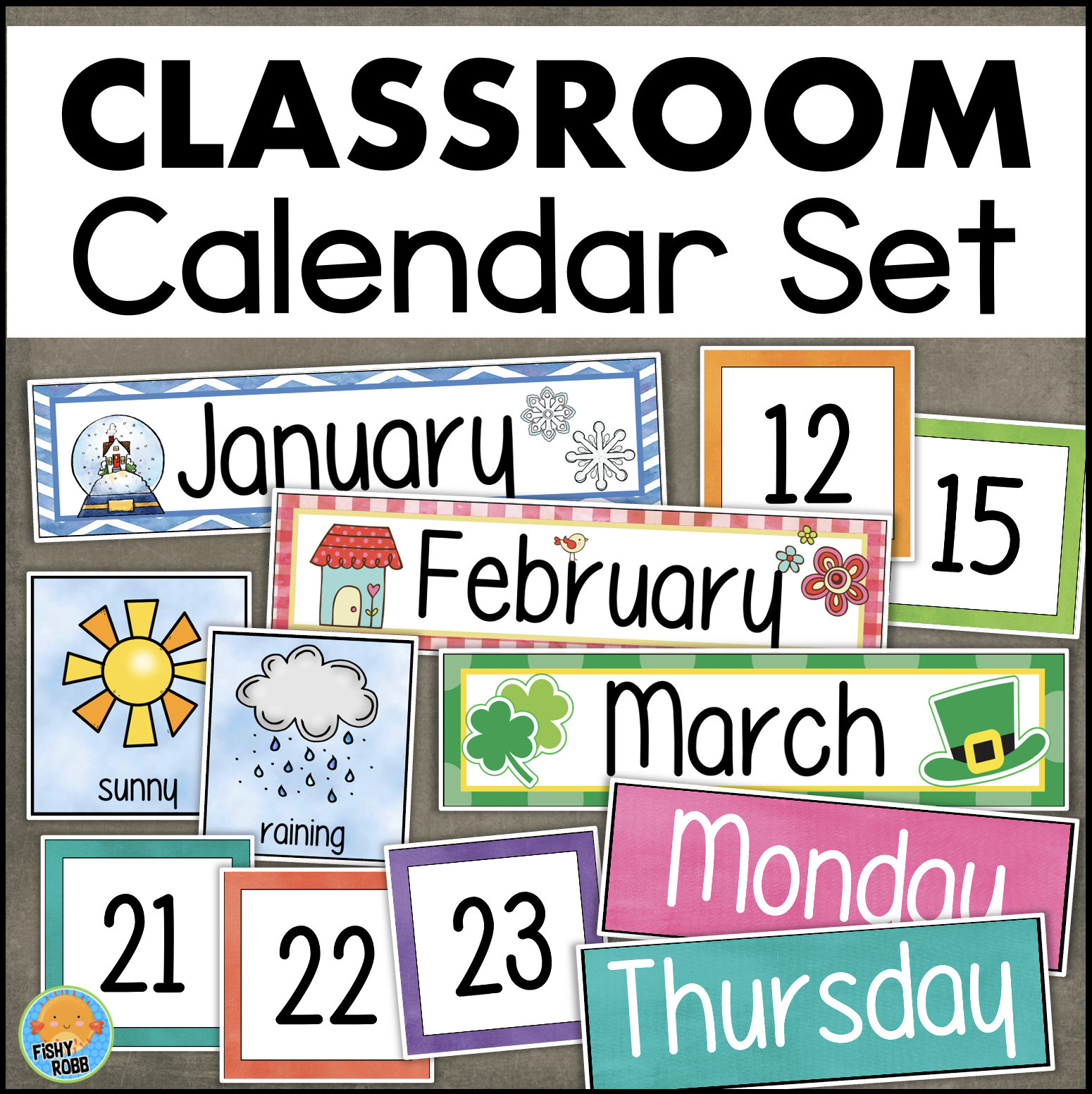 Flip Calendar 2024 Printable, Perpetual Calendar Digital Download, Chalkboard  Calendar for Wall, Farmhouse Classroom Decor, Unique Gifts For 