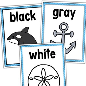 Printable Under the Sea Ocean Theme COLOR Posters Classroom Decor ...