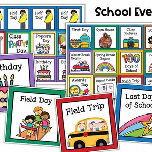 Pocket Chart Calendar Cards HOLIDAYS EVENTS Classroom Homeschool Etsy Pocket Chart Calendar Cards HOLIDAYS EVENTS Classroom Homeschool Etsy