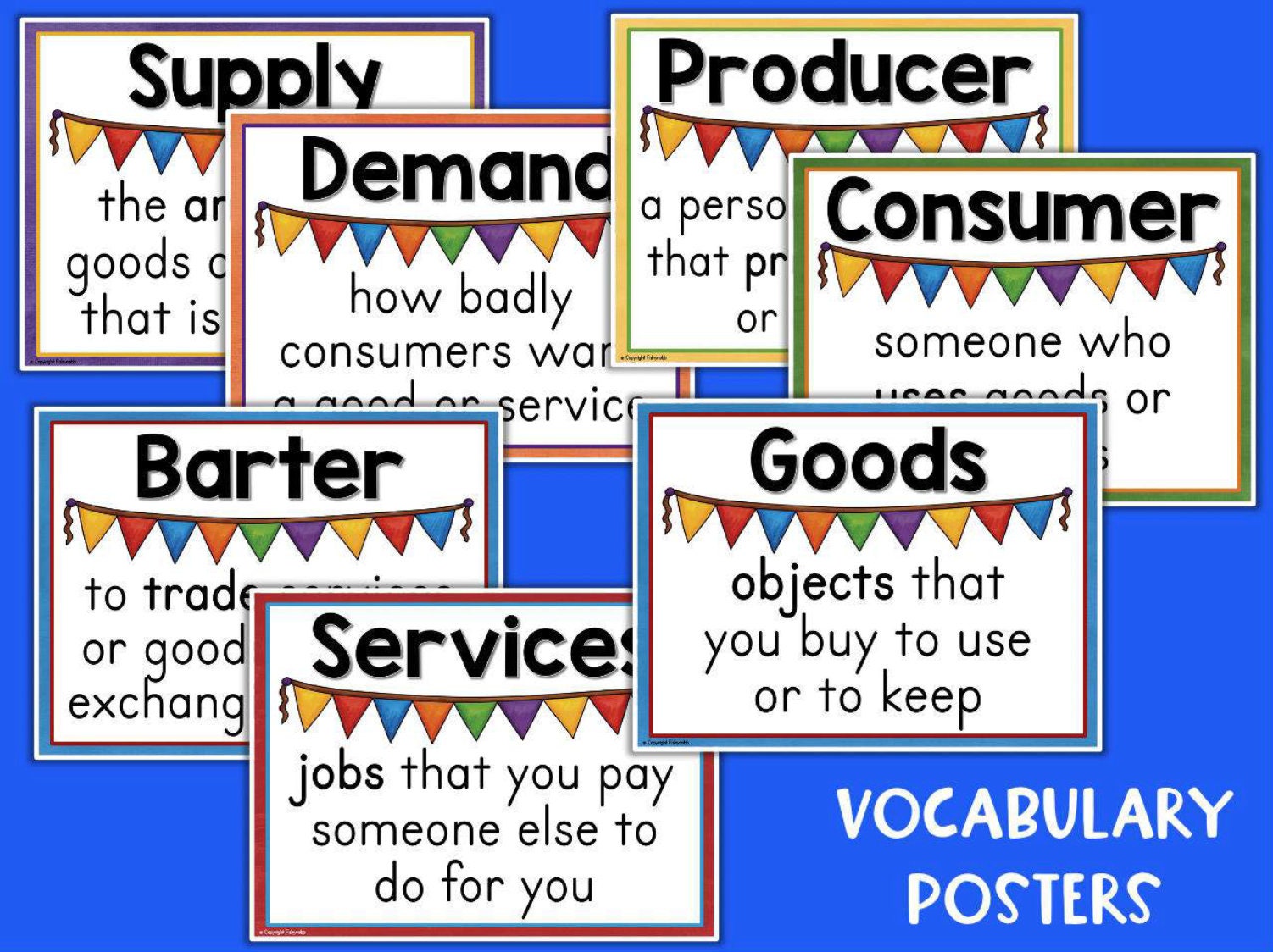 Goods And Services For First Grade