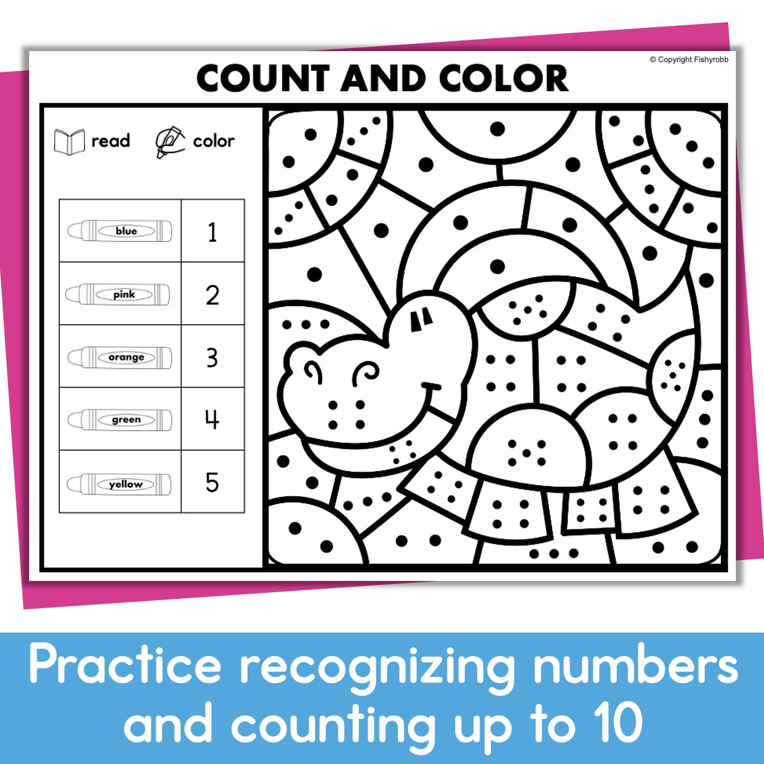 Kindergarten Count and Color by - Il Fullxfull.5144908214 I2iz 
