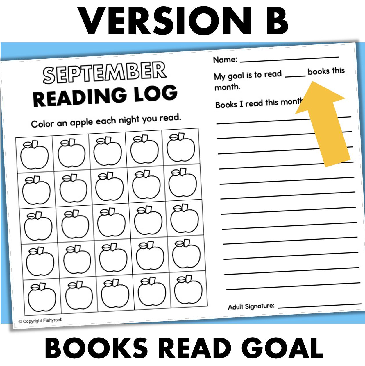 Printable Monthly Reading Logs for Kids and Reading Challenge Sheets - Etsy