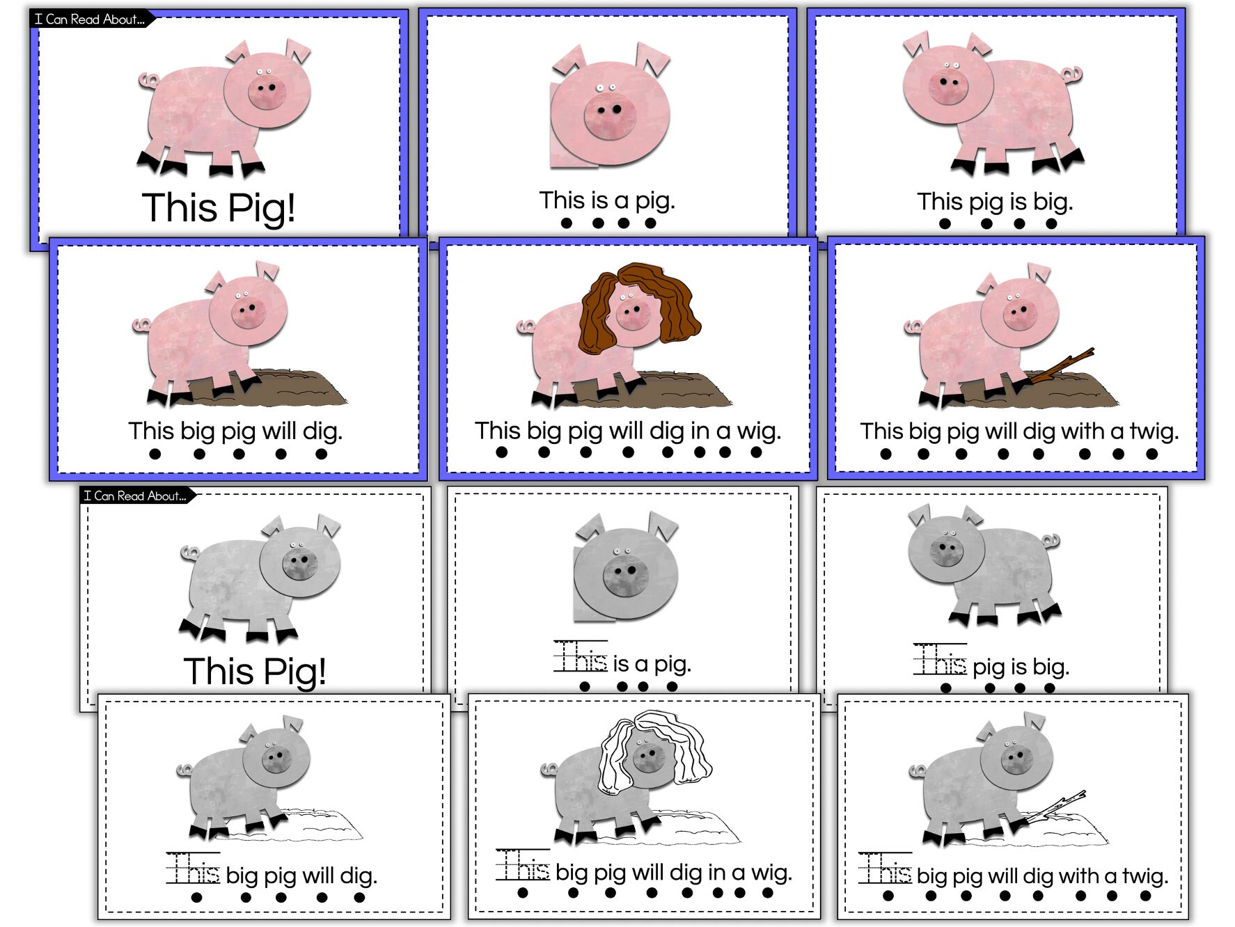 Kindergarten Sight Word Emergent Readers LEARN TO READ | Etsy