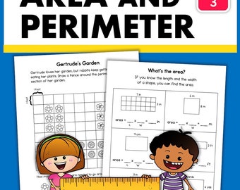 Grade 3 Math Area and Perimeter Worksheets Learn at Home Homeschool Classroom School