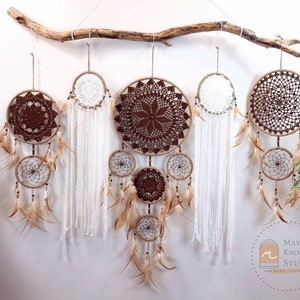 Handmade Dreamcatcher - Spiritual Wall Hanging - Bedroom Boho Decor - Boho dreamcatcher-  Bohemian room decor- Boho Nursery