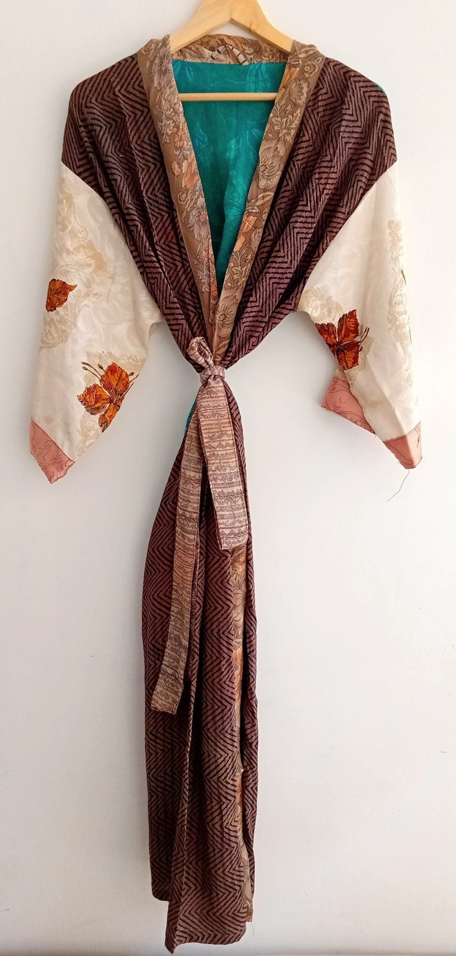 silk sari kimono