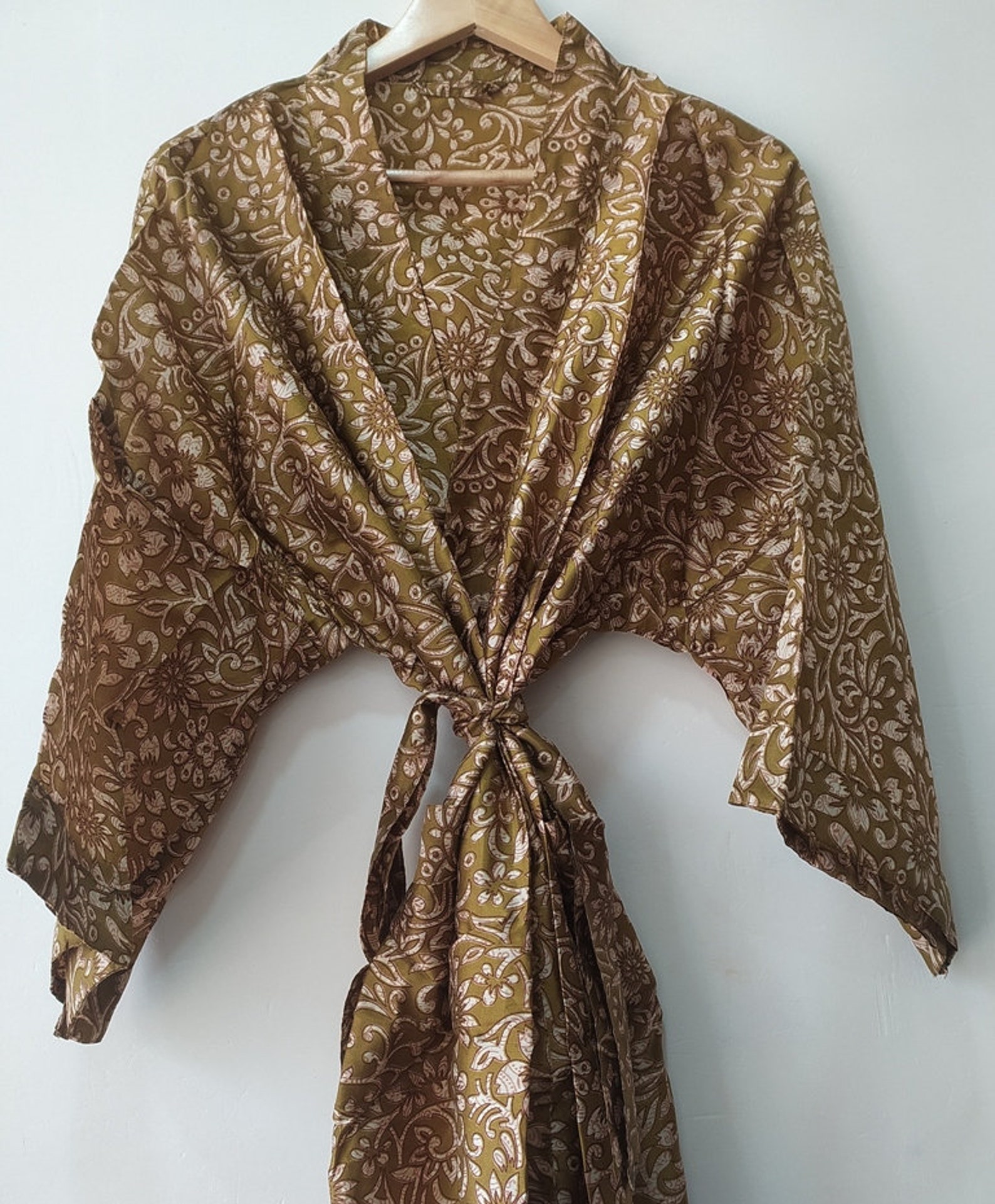 silk sari kimono