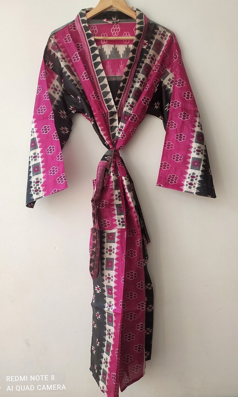 Boho kimono Kimono Dragon AT-188 Bridesmaid robes Long silk kimono robe Vintage silk kimono Dressing gown christmas gift Bridal Robe