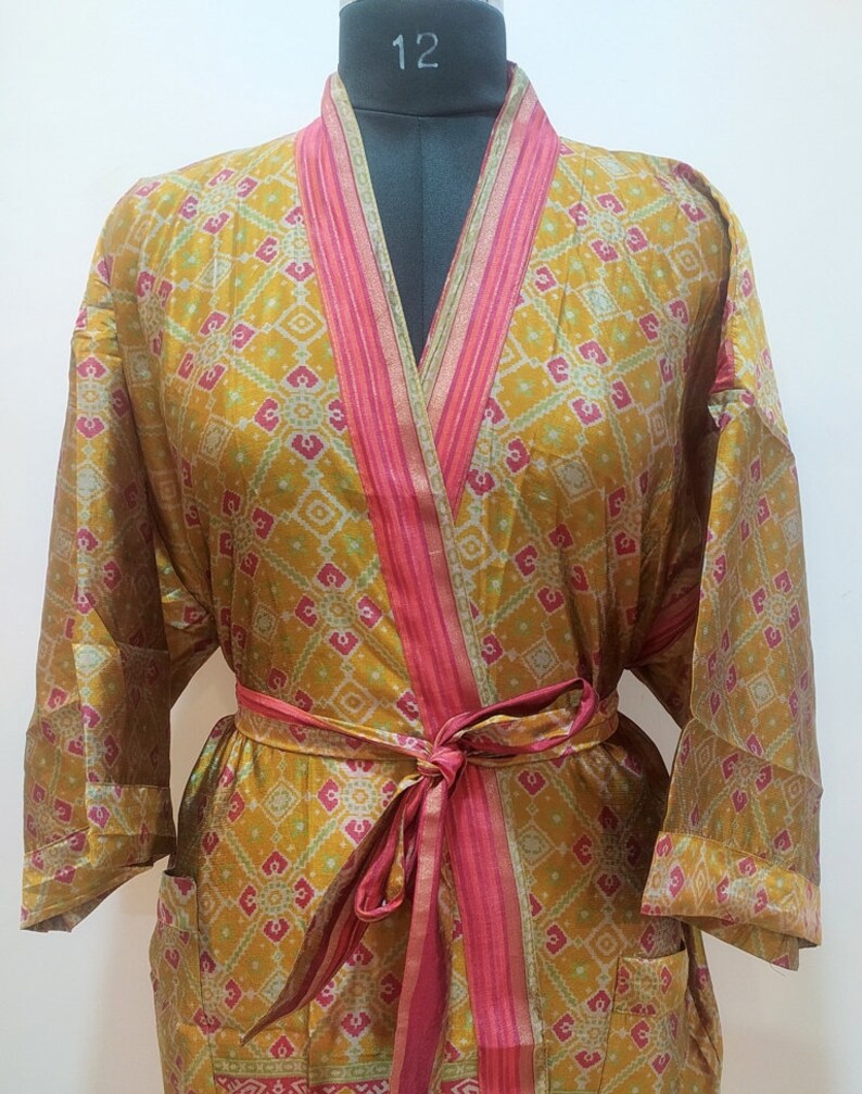 silk sari kimono