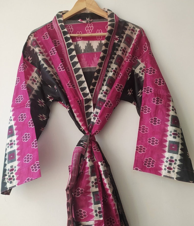 Boho kimono Kimono Dragon AT-188 Bridesmaid robes Long silk kimono robe Vintage silk kimono Dressing gown christmas gift Bridal Robe