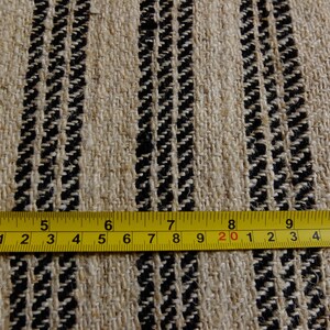 4.75yds/25.6 pure hemp rug runner, antique homespun hemp mat, handwoven striped country runner zdjęcie 7