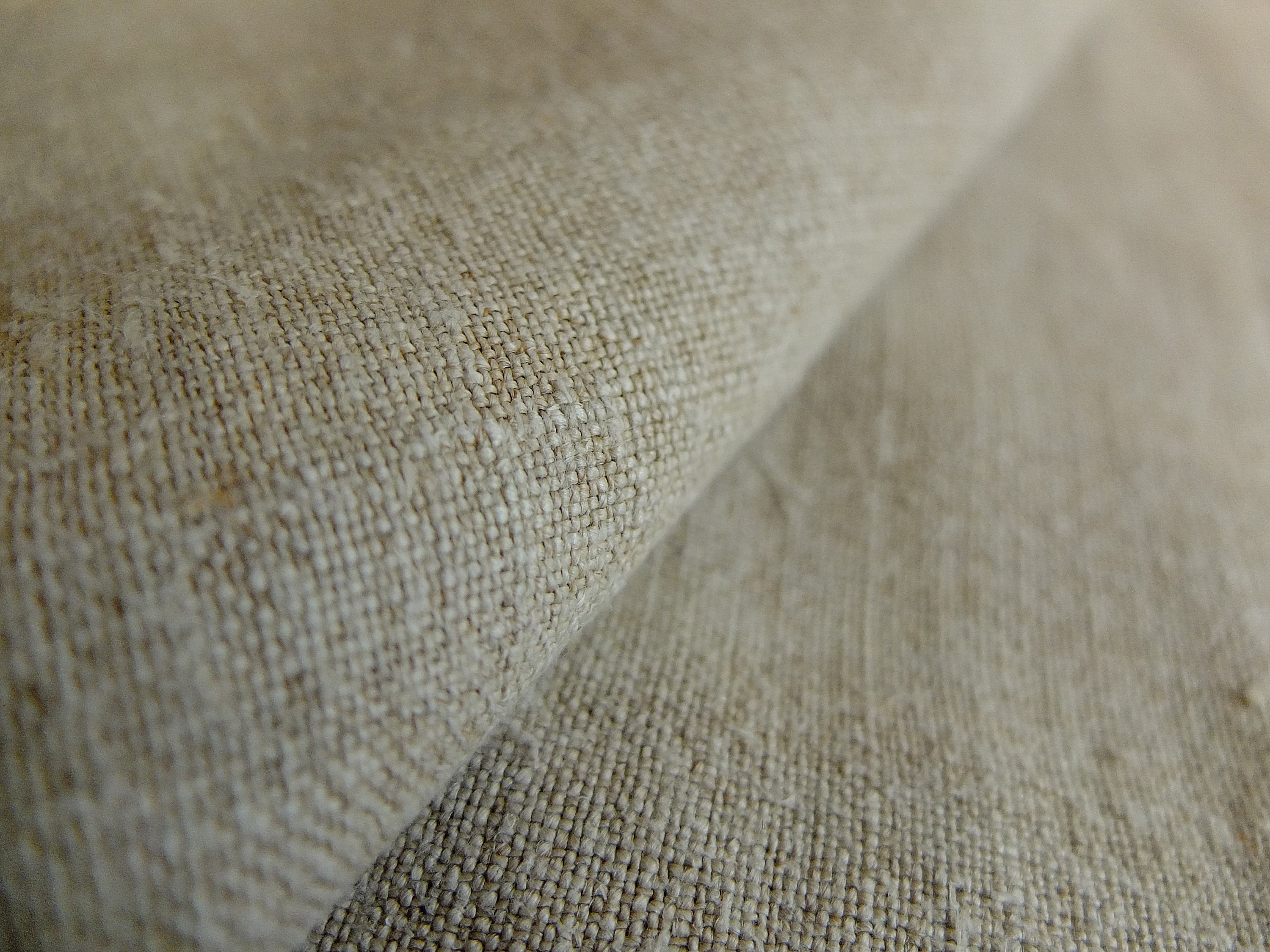 Homespun hemp fabric by the yard medieval looking cloth Etsy