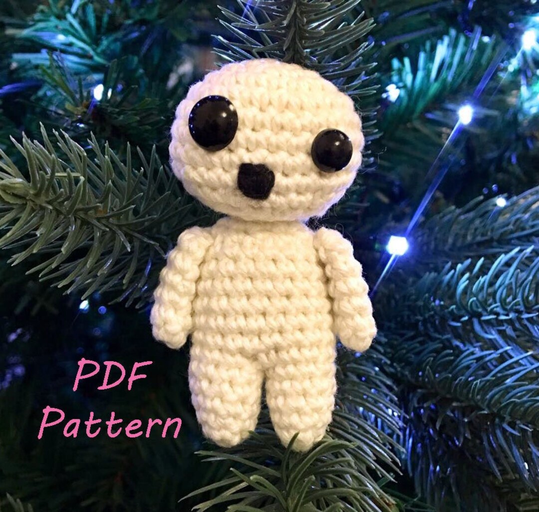 Crochet Pattern Kodama the Tree Spirit Etsy