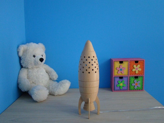 Rocket lamp etsy deals