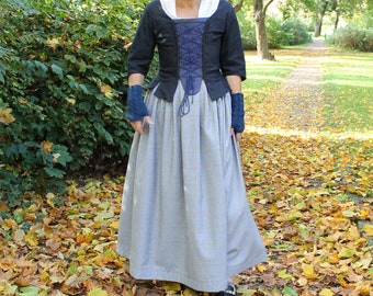 18e-eeuwse rok in Highland-stijl, 100% wol of katoen, verschillende kleuren Outlander rok met Schotse ruit