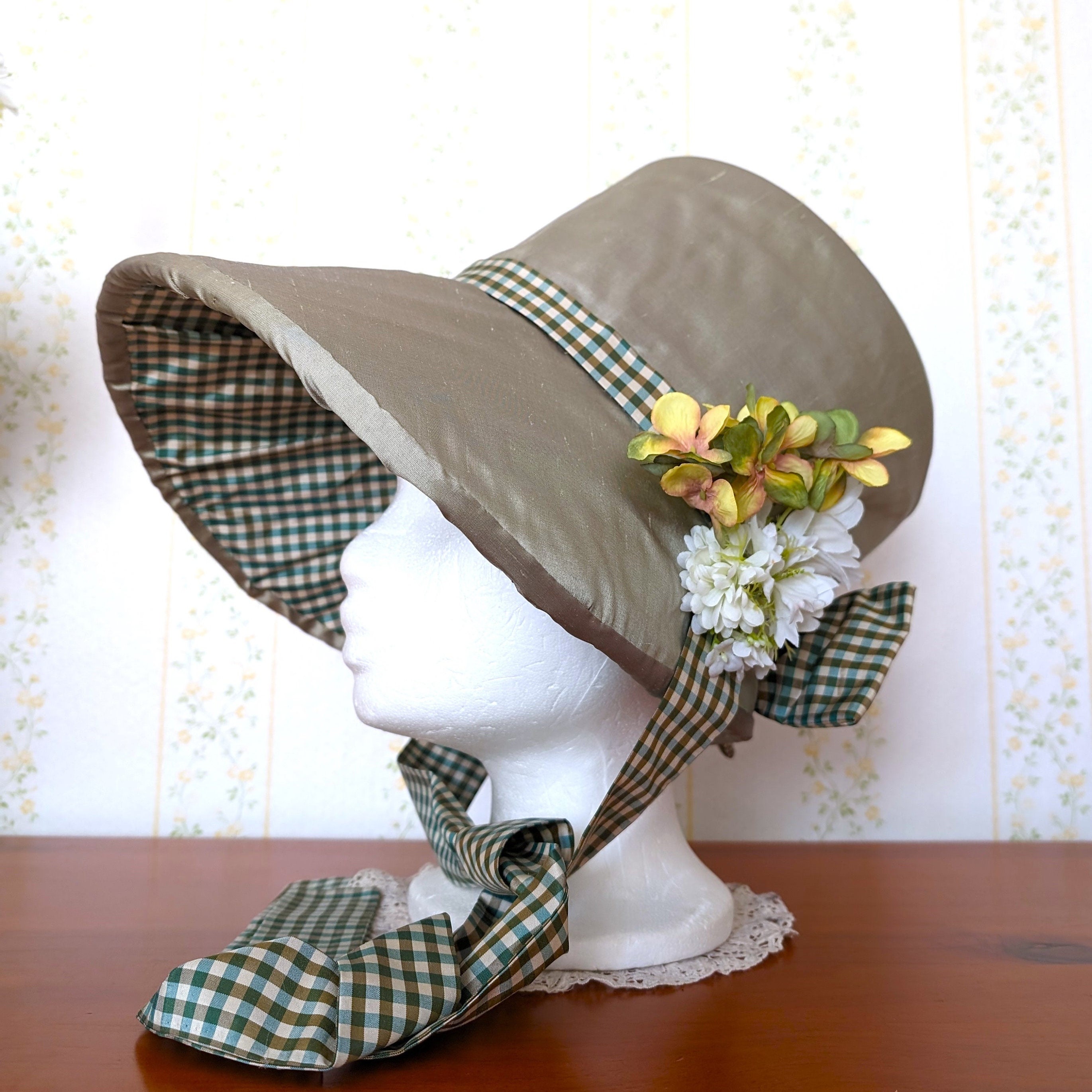 COSDREAMER Victoriaanse hoed voor dames en meisjes - Vintage platte