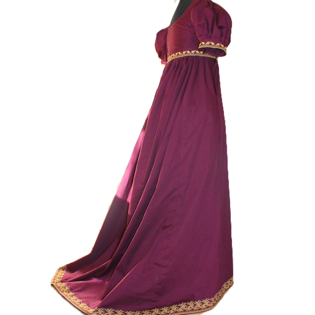 A-Line Floor Length Cowl Neck Classic Satin Dress Regency