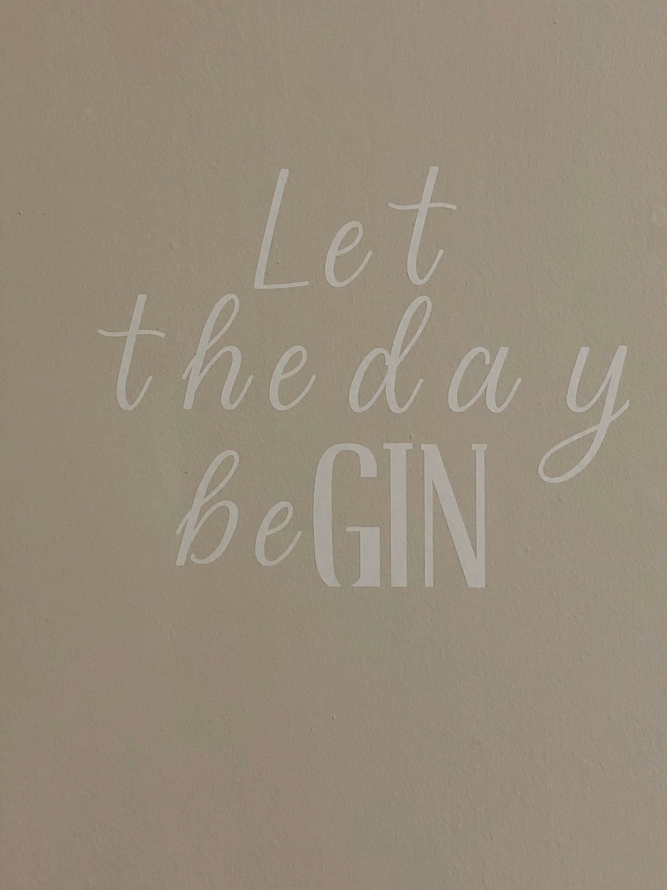 Let The Day BeGin wording vinyl wall sticker wall art quote | Etsy
