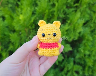 Amigurumi Winnie Bear Crochet Stuffed Toy Plush | READY TO SHIP