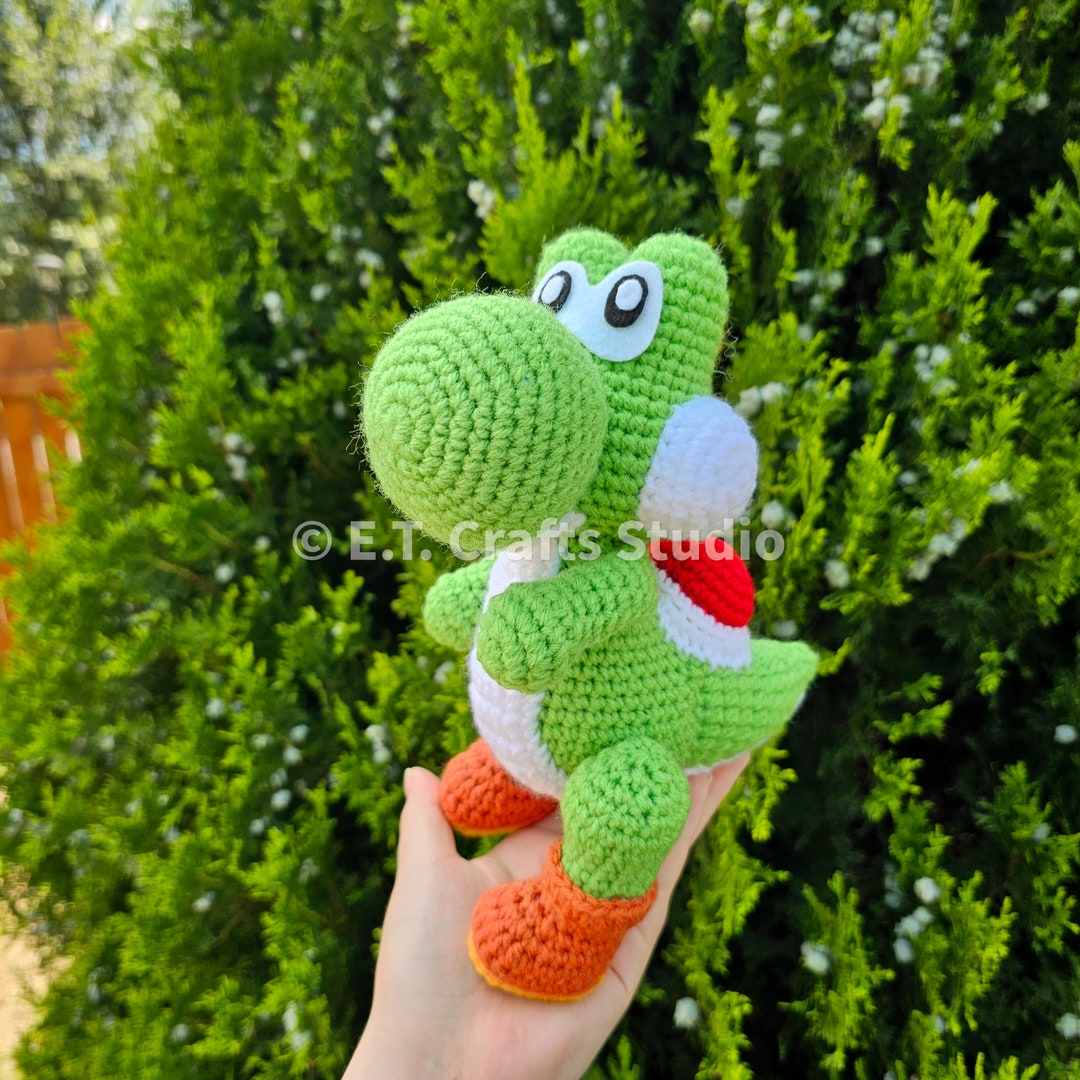 Amigurumi Green Dinosaur Cute Crochet Stuffed Toy Plush | READY TO SHIP ...