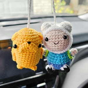 Amigurumi Cute Chibi Human and Dog Crochet Plushies | Keychains | Car Accessories | MADE TO ORDER