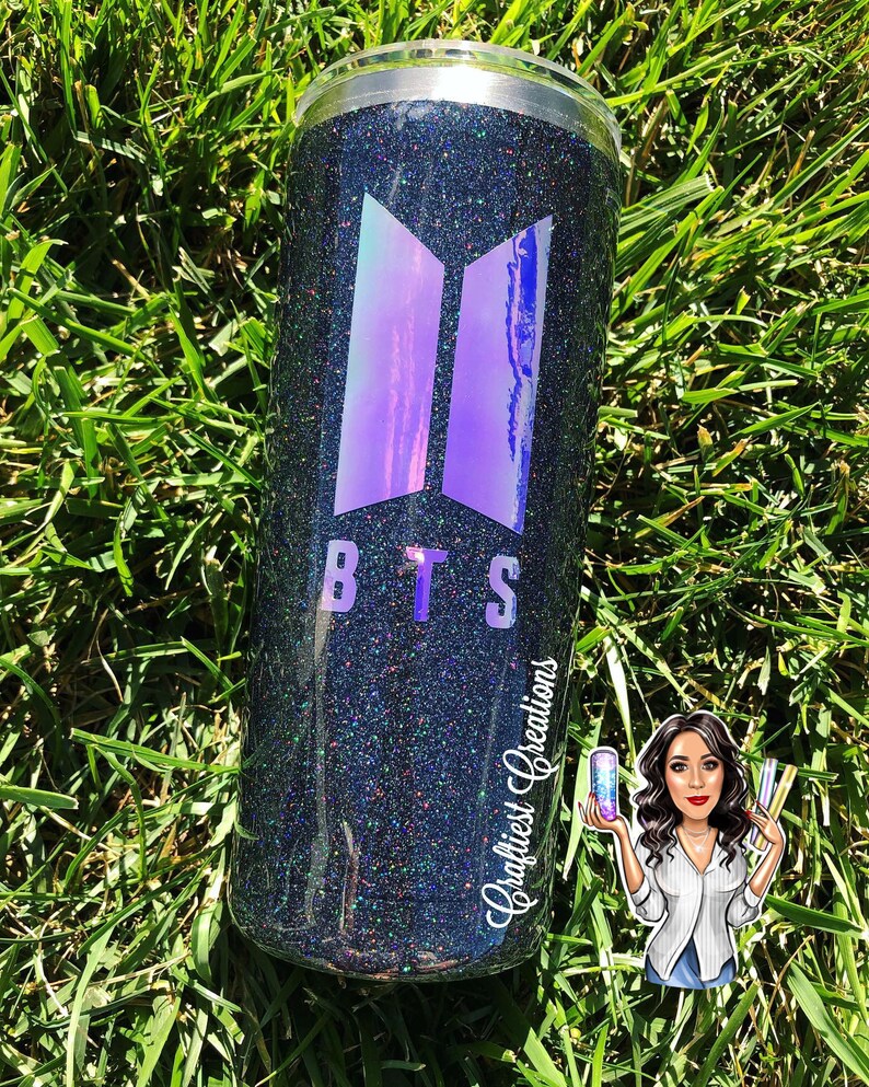 BTS Inspiré Tumbler Epoxy Boy Band Tumbler KPop 10oz
