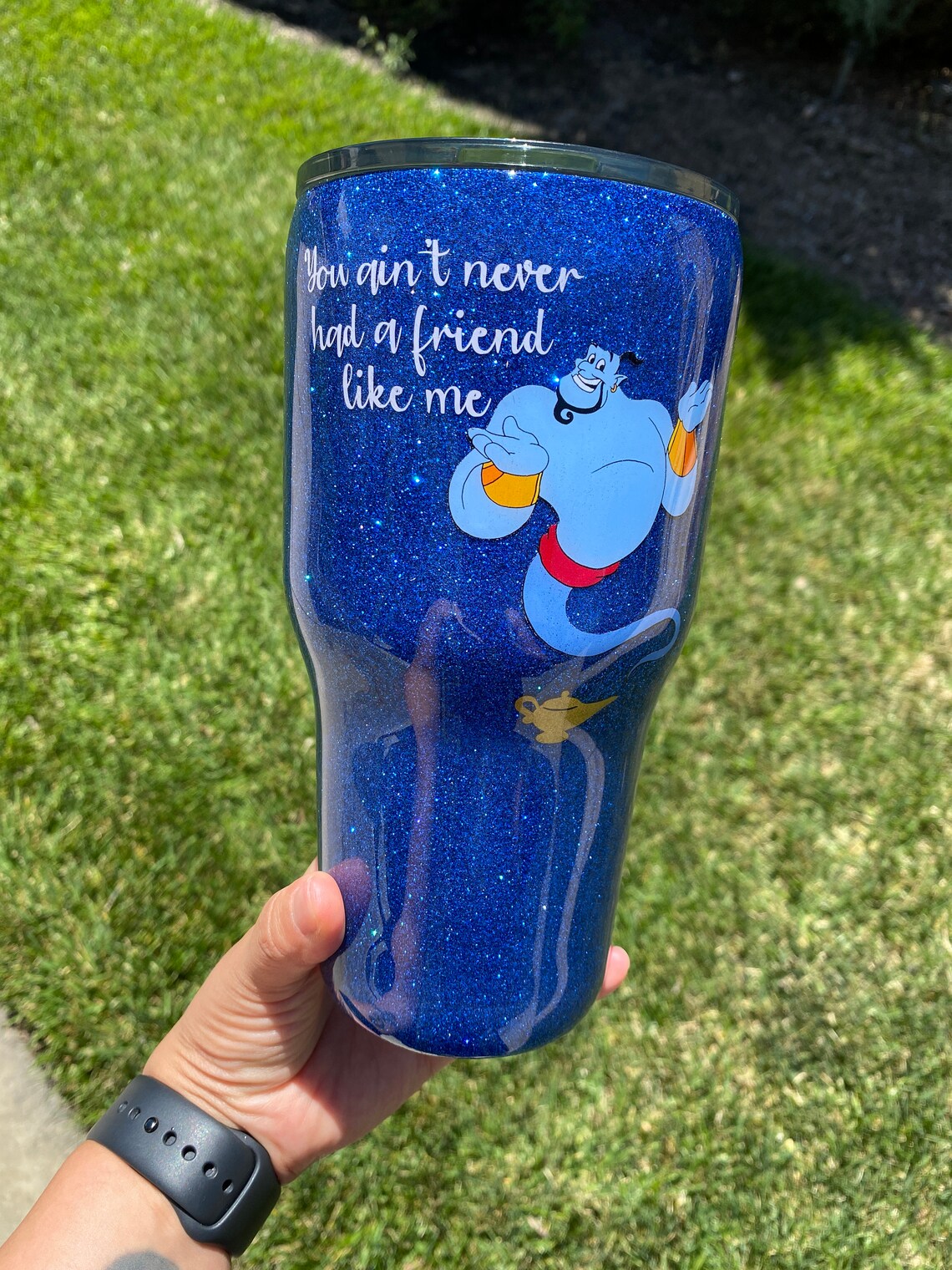 Aladdin Tumbler Personalized Tumbler Disney Cup Genie | Etsy