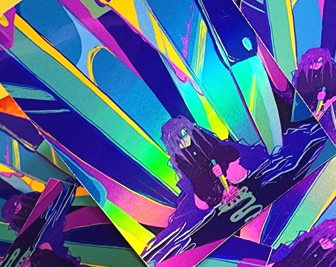 KNIFE - Holographic Vinyl Stickers