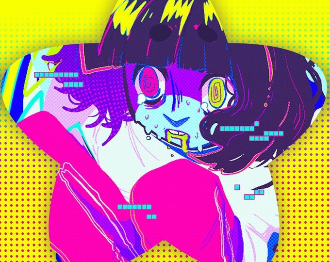 PANIC ATTACK - 3" Holographic Vinyl Stickers