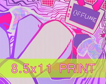 ORIGINAL || 'OFFLINE' 8.5x11 Original Prints