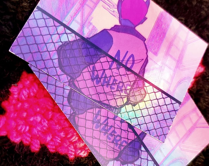 NOWHERE - 3" Holographic Vinyl Stickers
