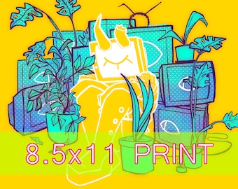 ORIGINAL || 'STARING' 8.5x11 Original Print