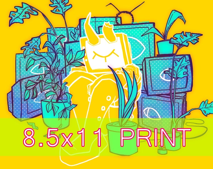 ORIGINAL || 'STARING' 8.5x11 Original Print