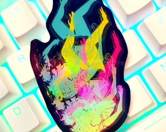 OUT of BODY - Holographic Vinyl Stickers