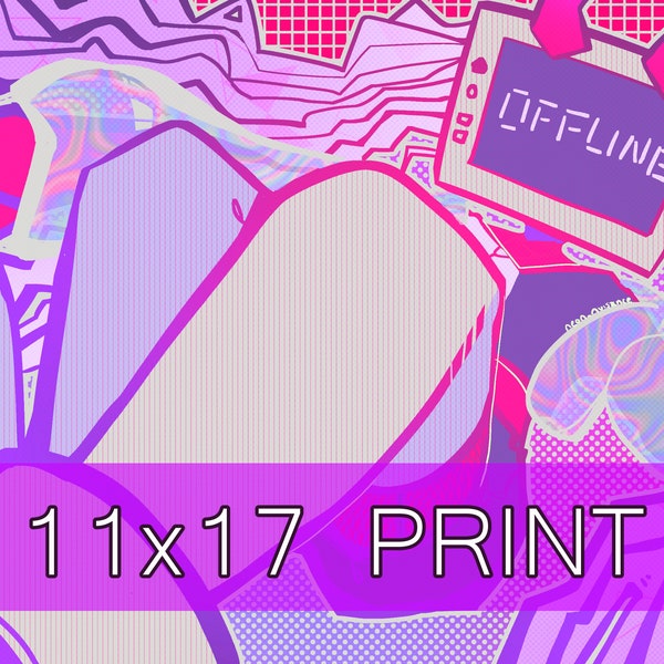 NEON DEMON || 'OFFLINE' 11x17 Original Print