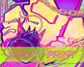 ORIGINAL || 'SENSORY OVERLOAD' 8.5x11 Original Print