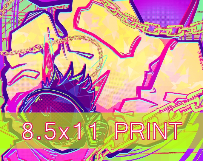 ORIGINAL || 'SENSORY OVERLOAD' 8.5x11 Original Print