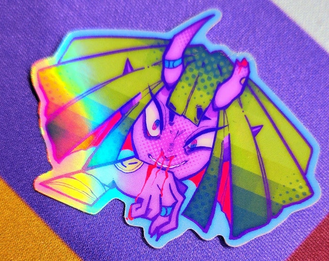 NOSEBLEED - Holographic Vinyl Stickers