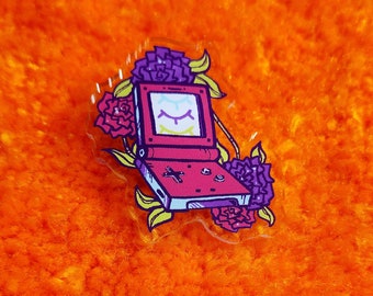 Game Console SP 2.25" Acrylic Pins